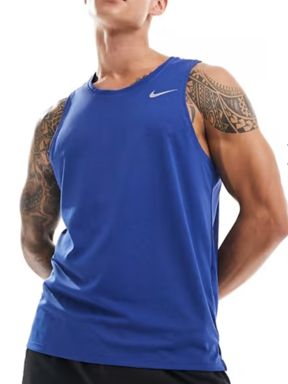 Nike Dri-FIT Royal Blue Sleeveless Performance Training Tank Top